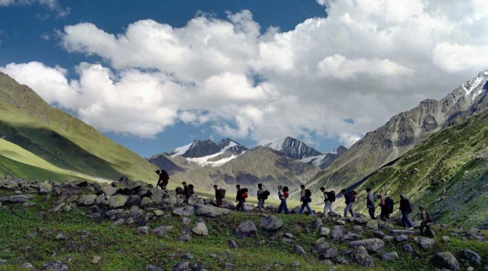 Trekking in Nepal Himalayas